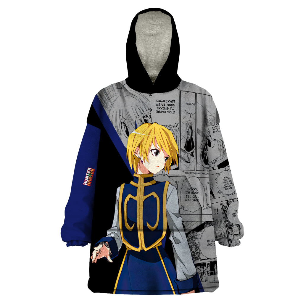 Kurapika Wearable Blanket Hoodie Manga Style