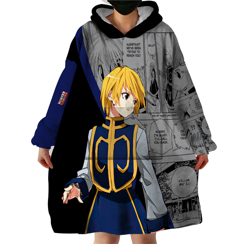 Kurapika Wearable Blanket Hoodie Manga Style