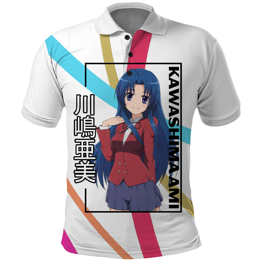 Kawashima Ami Polo Shirt Toradora Anime Style
