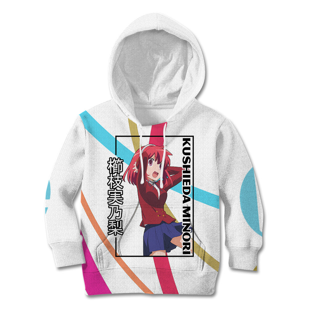 Kushieda Minori Kid Hoodie Toradora Anime Style