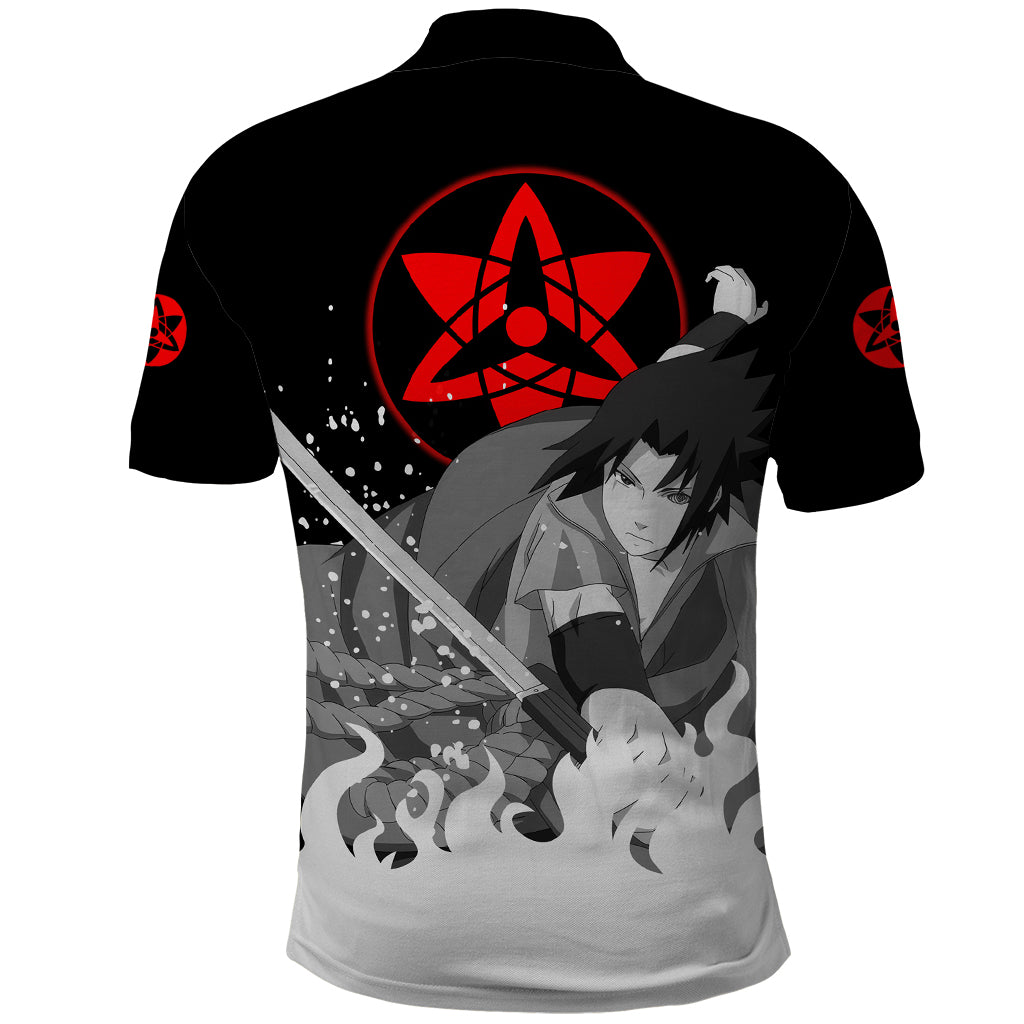 Sasuke Uchiha Polo Shirt Naruto