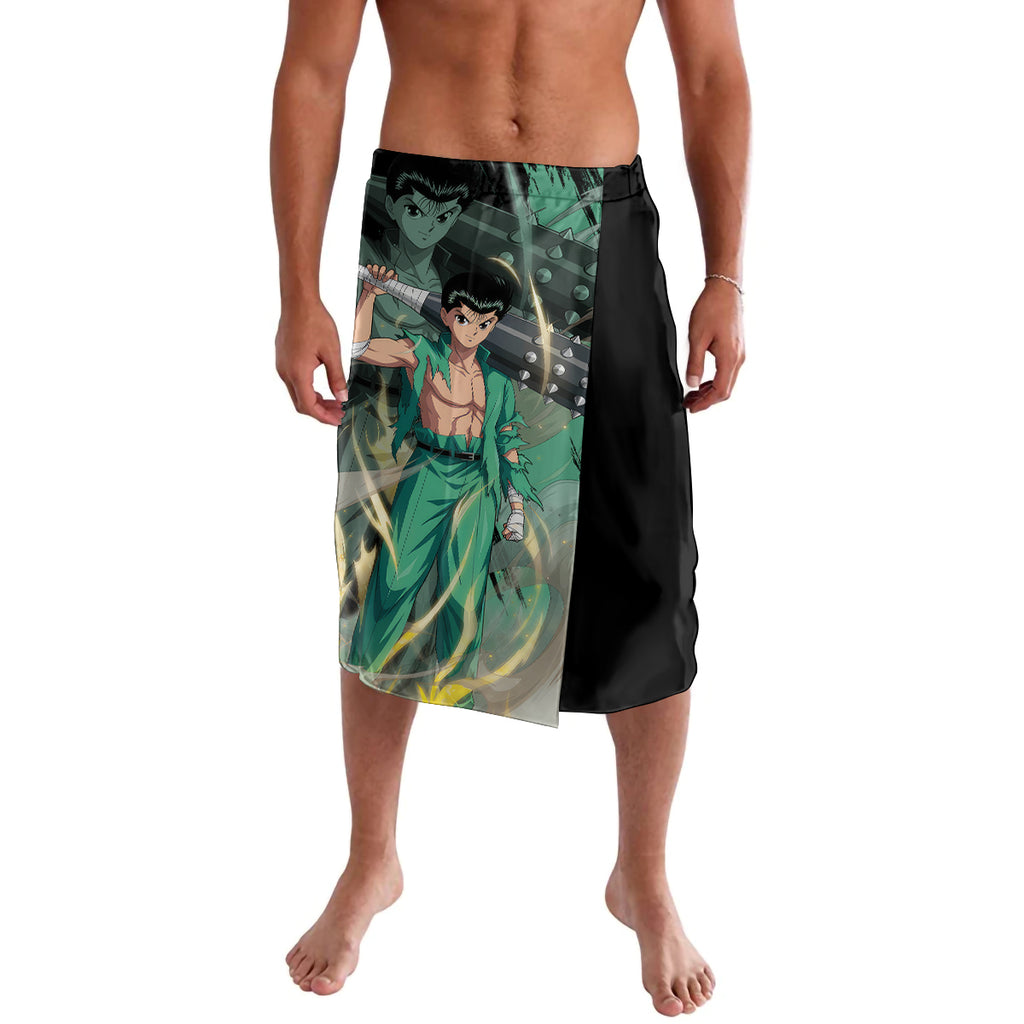 Yusuke Urameshi Lavalava Yu Yu Hakusho Anime Style