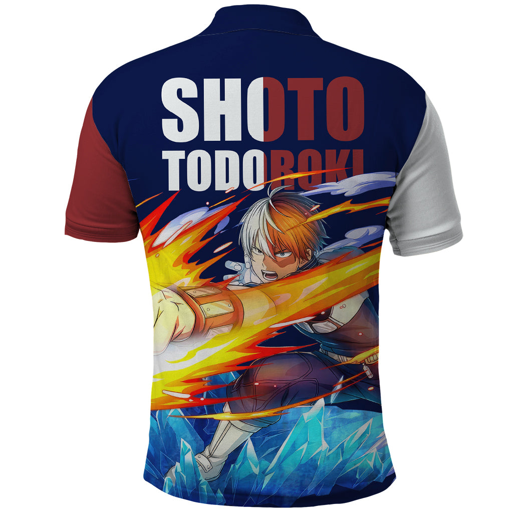 Shoto Todoroki Polo Shirt My Hero Academia