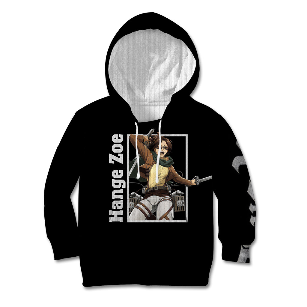 Hange Zoe Kid Hoodie Attack On Tittan Anime Style