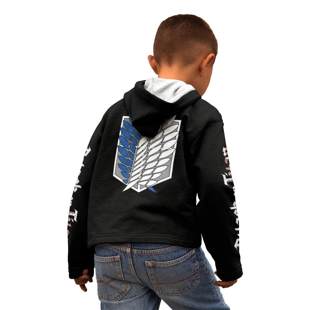 Hange Zoe Kid Hoodie Attack On Tittan Anime Style