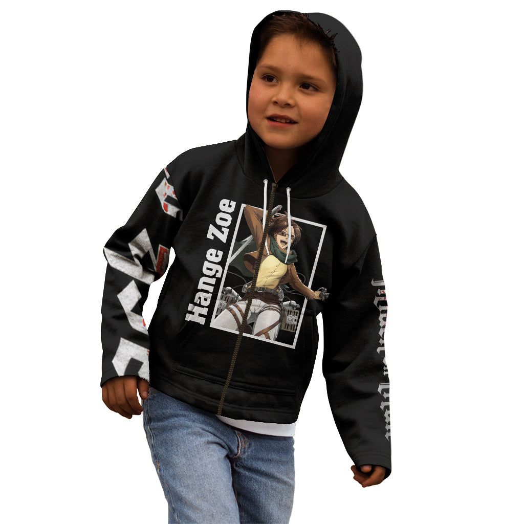 Hange Zoe Kid Hoodie Attack On Tittan Anime Style