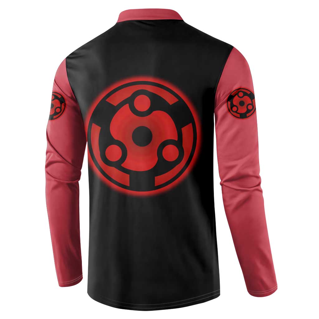 Madara Uchiha - Naruto Button Sweatshirt Anime Mix Manga Style