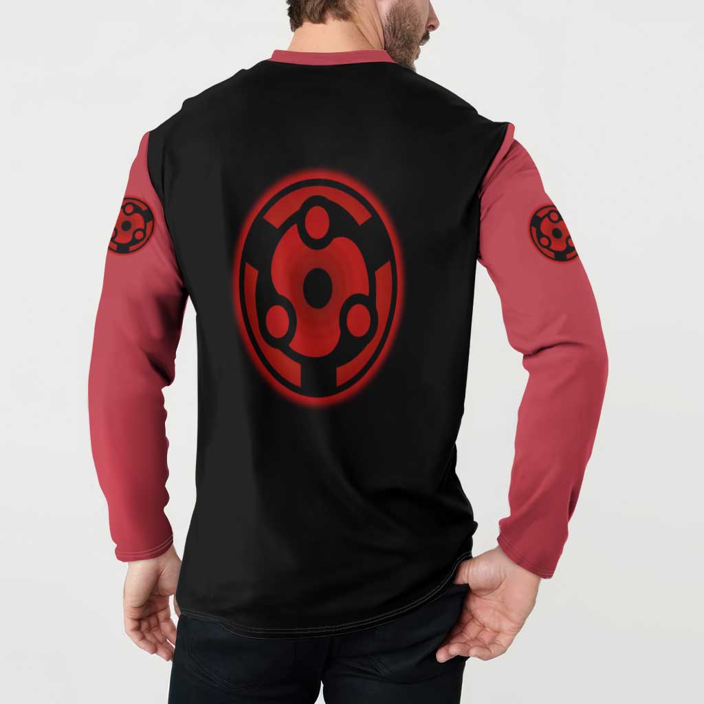 Madara Uchiha - Naruto Button Sweatshirt Anime Mix Manga Style