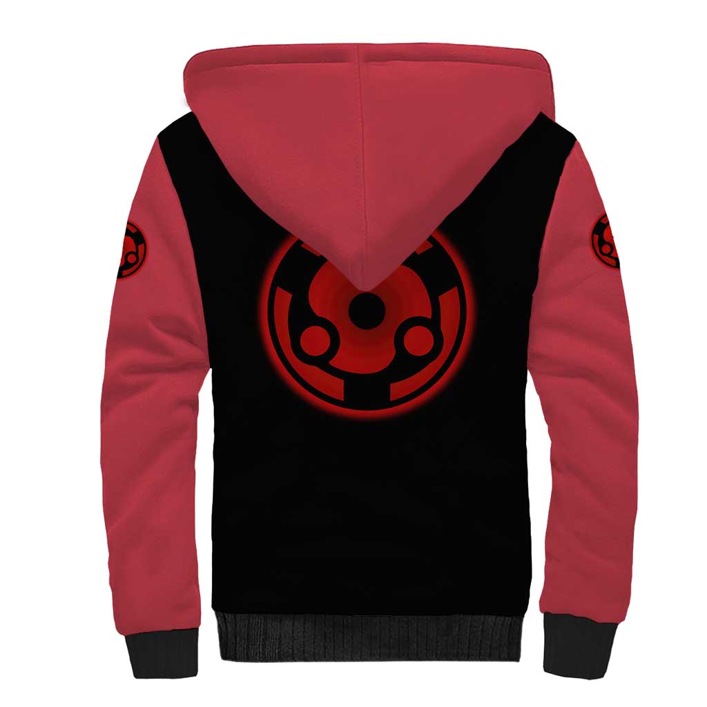 Madara Uchiha - Naruto Sherpa Hoodie Anime Mix Manga Style