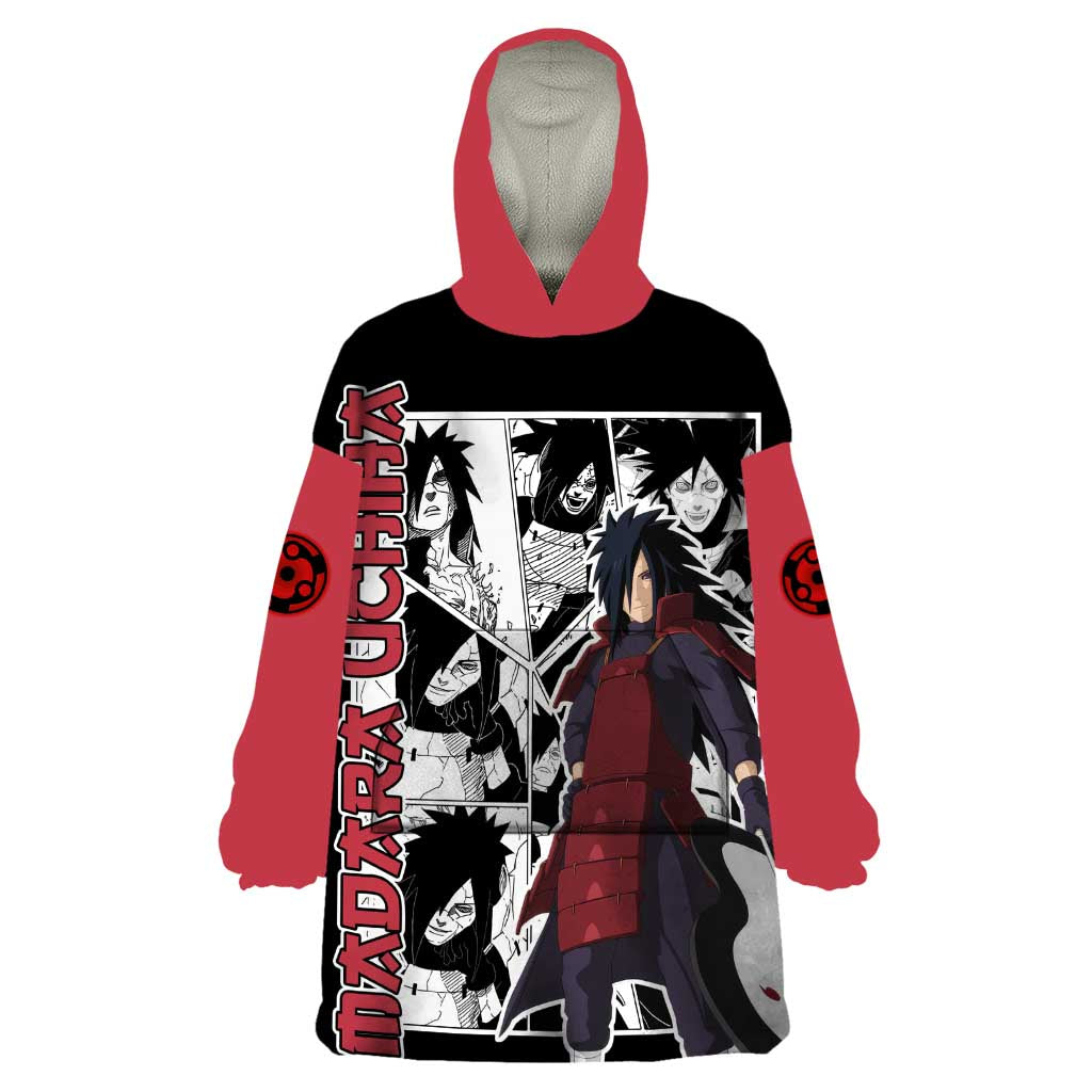 Madara Uchiha - Naruto Wearable Blanket Hoodie Anime Mix Manga Style