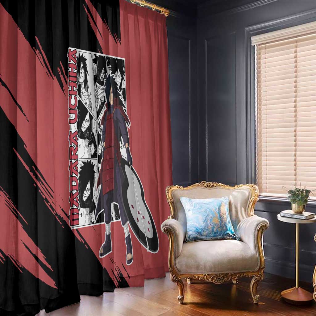 Madara Uchiha - Naruto Window Curtain Anime Mix Manga Style