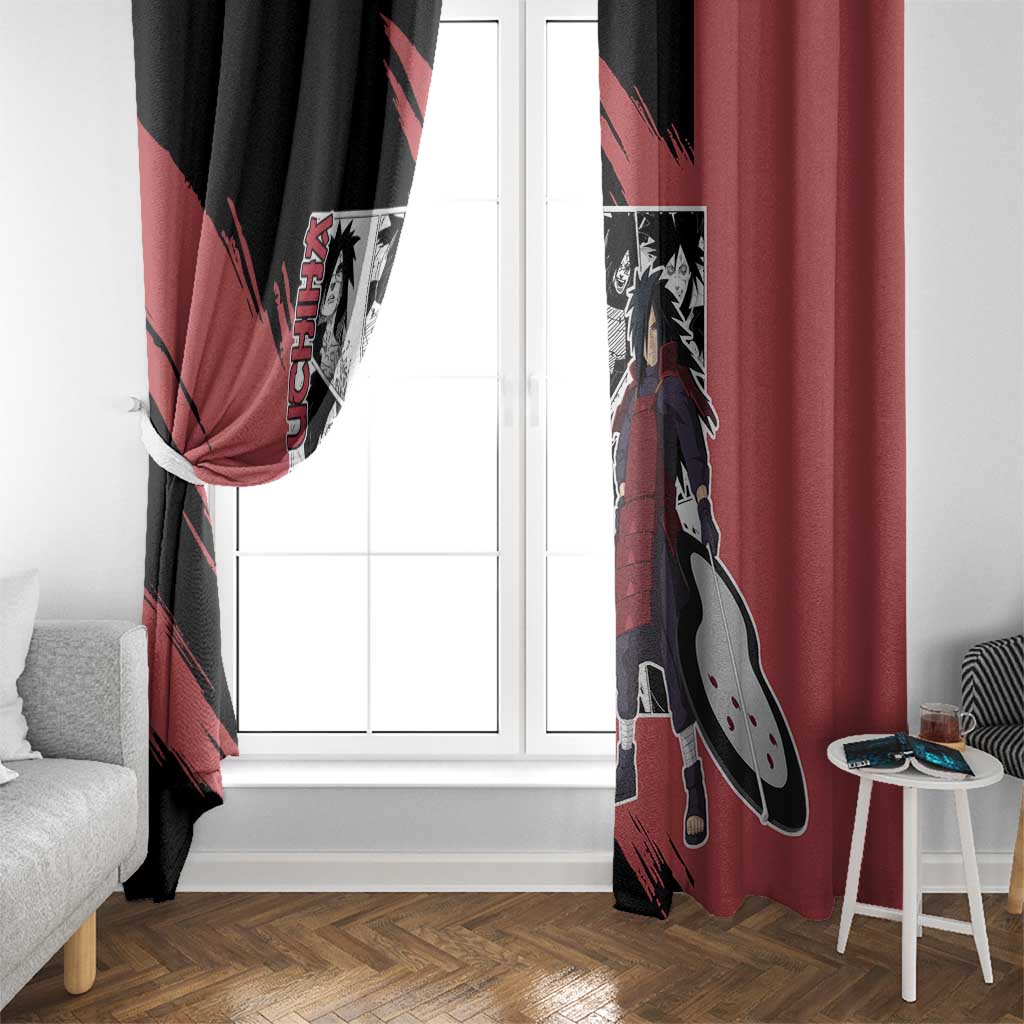 Madara Uchiha - Naruto Window Curtain Anime Mix Manga Style