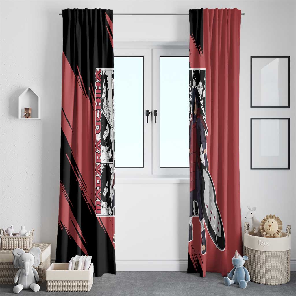 Madara Uchiha - Naruto Window Curtain Anime Mix Manga Style