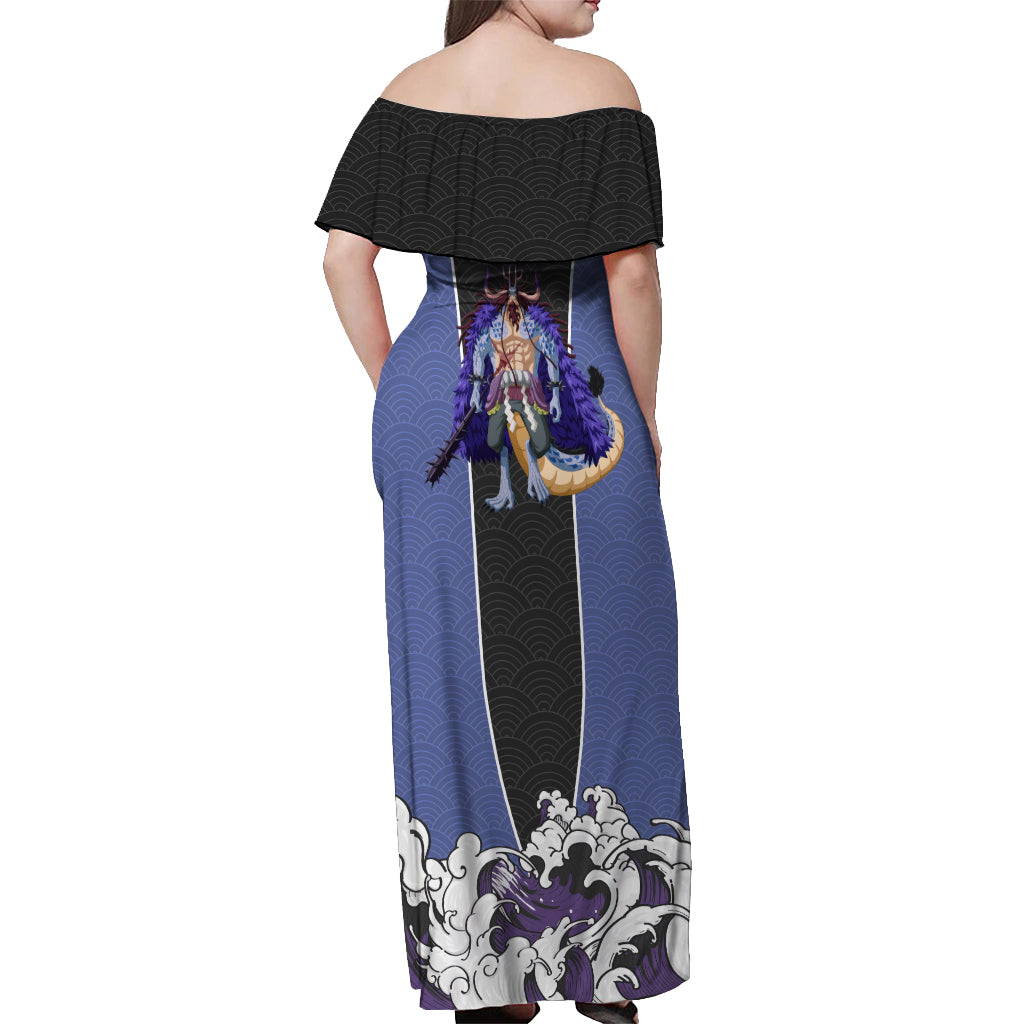 Kaido Hybrid - One Piece Off Shoulder Maxi Dress Japan Anime Style