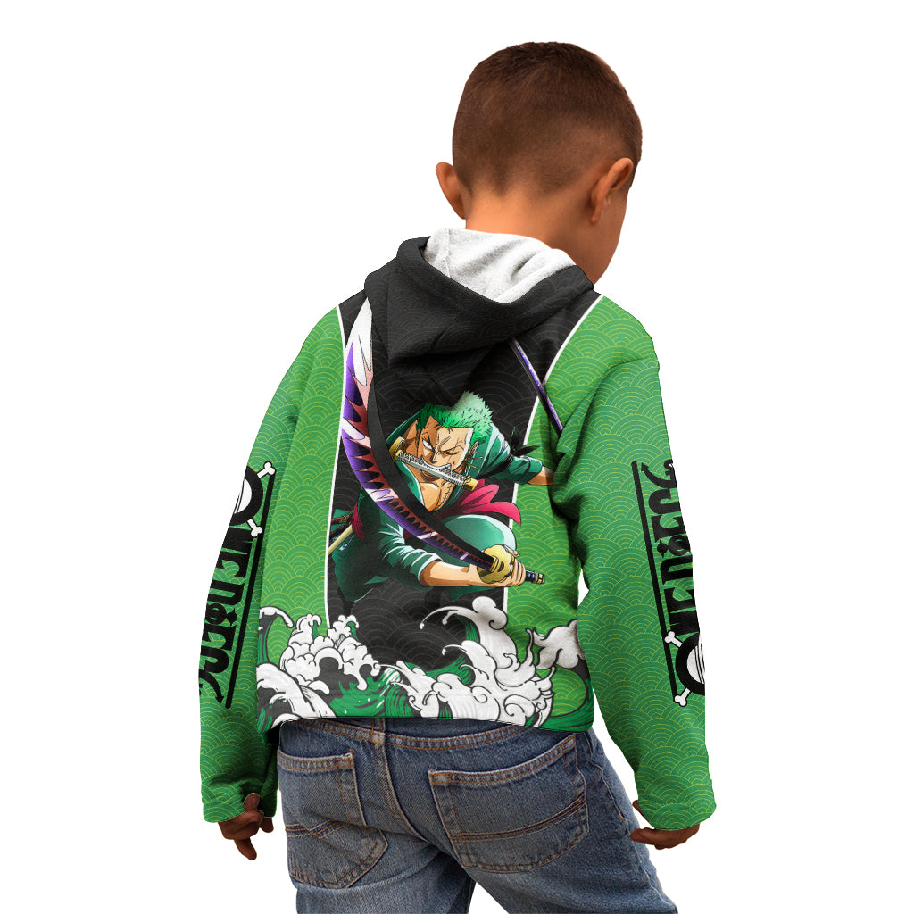 Roronoa Zoro - One Piece Kid Hoodie Anime Japan Style