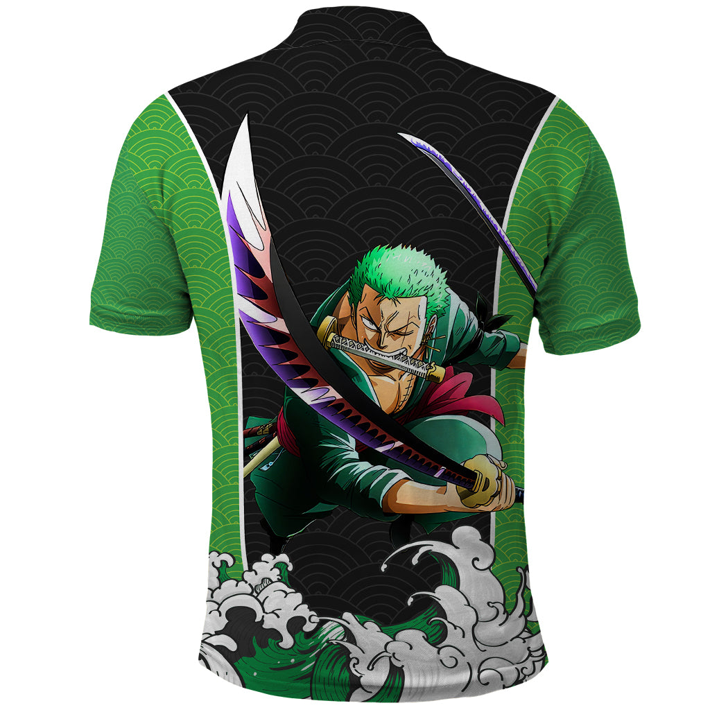 Roronoa Zoro - One Piece Polo Shirt Anime Japan Style