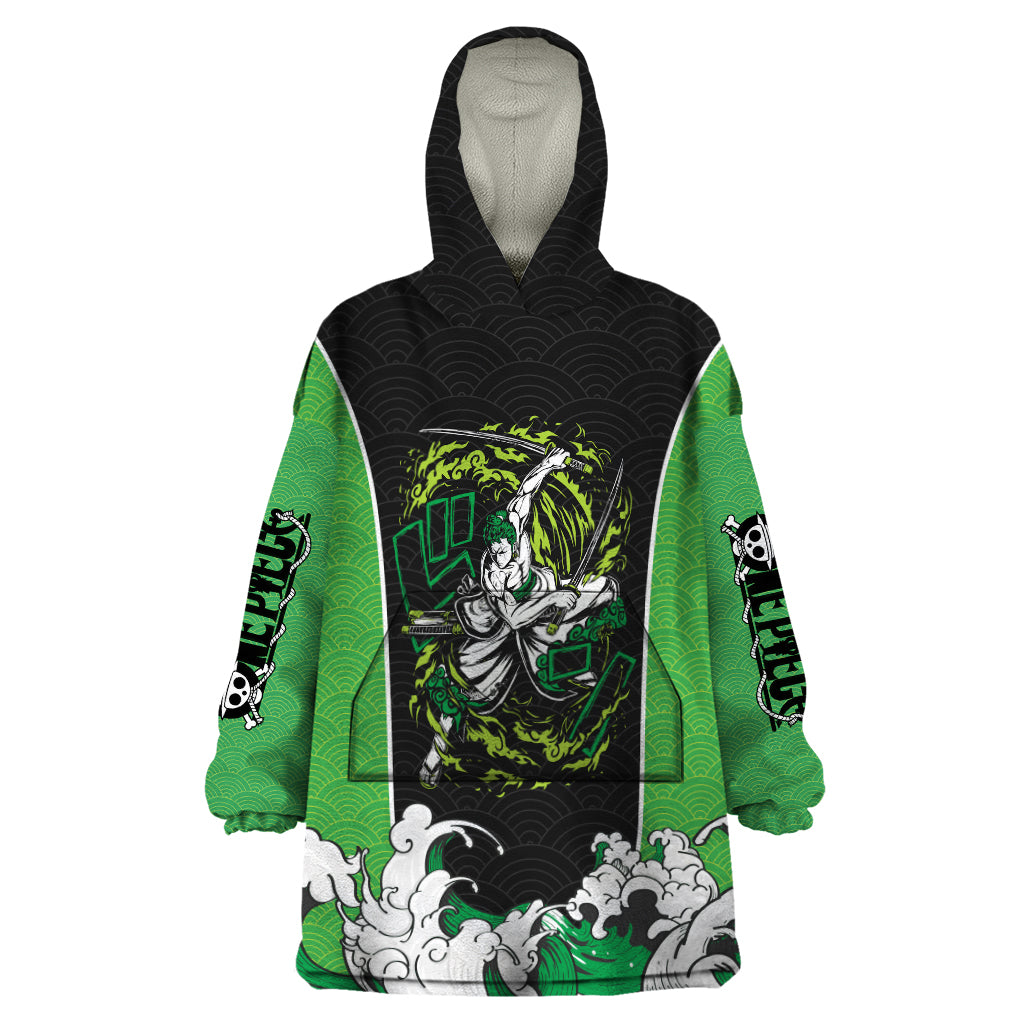 Roronoa Zoro - One Piece Wearable Blanket Hoodie Anime Japan Style