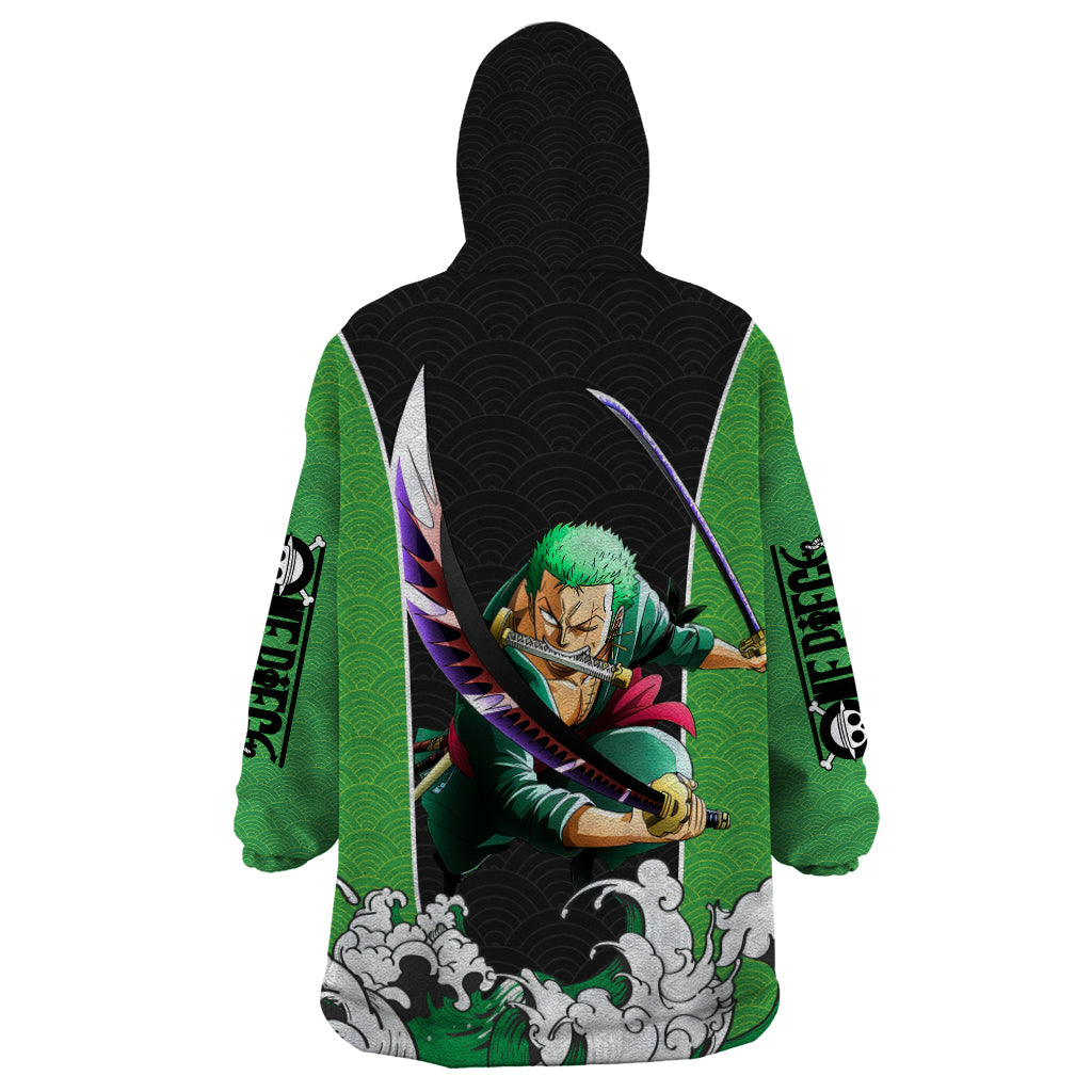 Roronoa Zoro - One Piece Wearable Blanket Hoodie Anime Japan Style