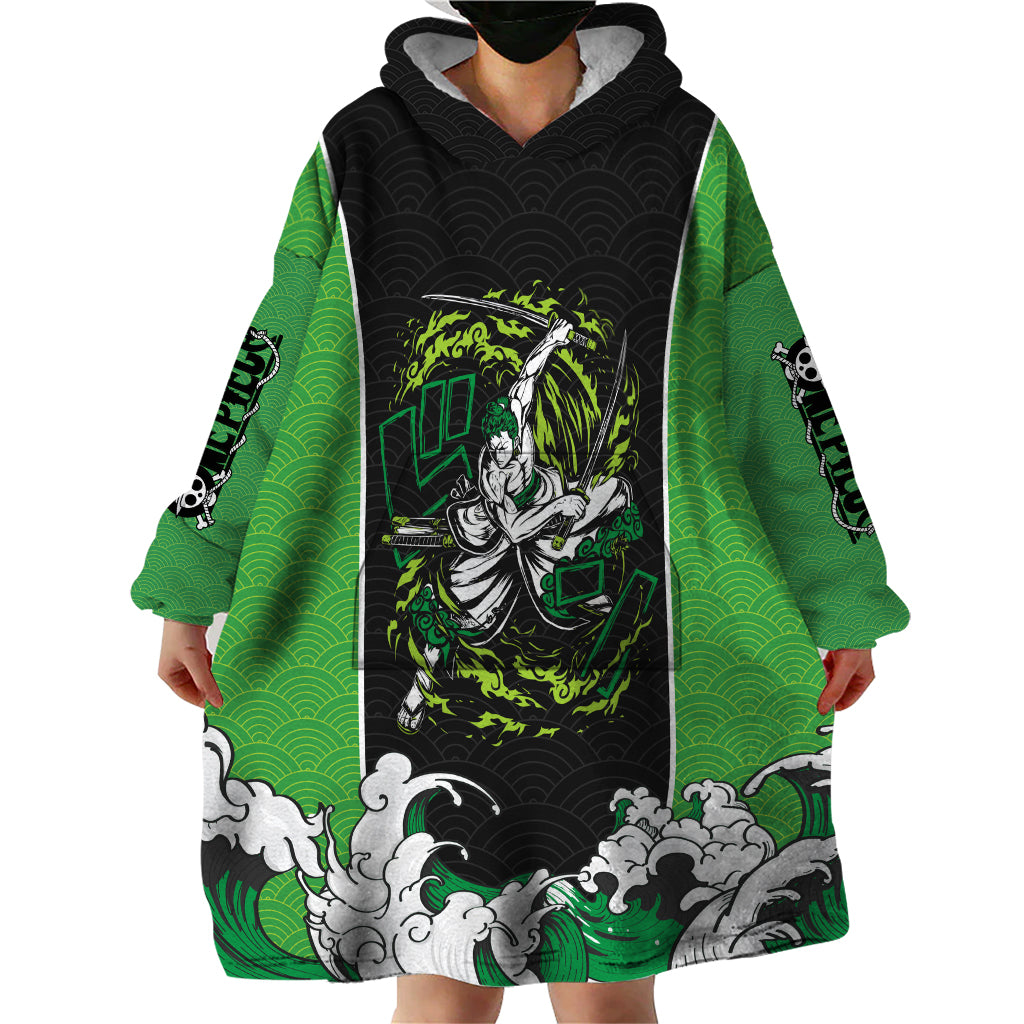 Roronoa Zoro - One Piece Wearable Blanket Hoodie Anime Japan Style
