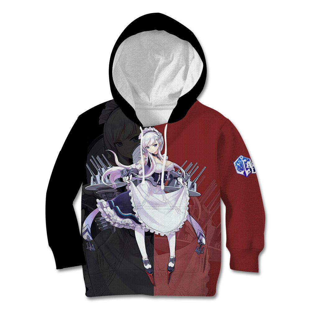 Belfast - Azur Lane Kid Hoodie Anime Game Style
