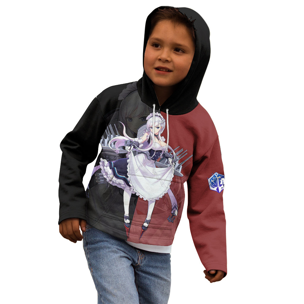 Belfast - Azur Lane Kid Hoodie Anime Game Style