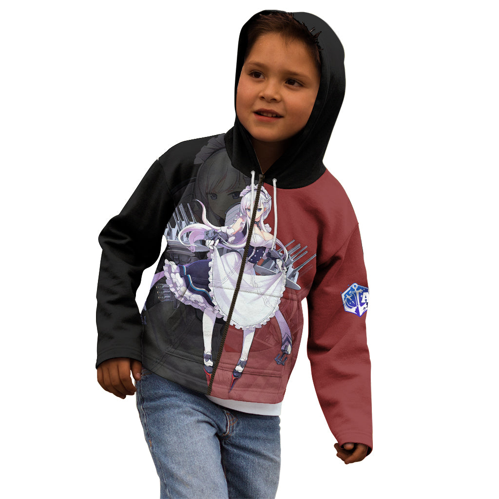 Belfast - Azur Lane Kid Hoodie Anime Game Style