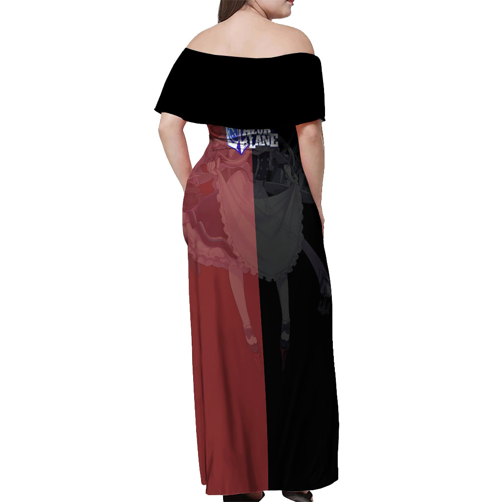 Belfast - Azur Lane Off Shoulder Maxi Dress Anime Game Style