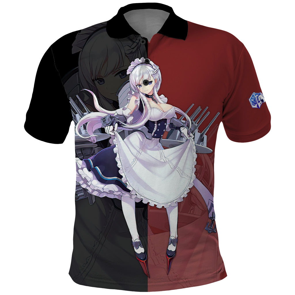 Belfast - Azur Lane Polo Shirt Anime Game Style