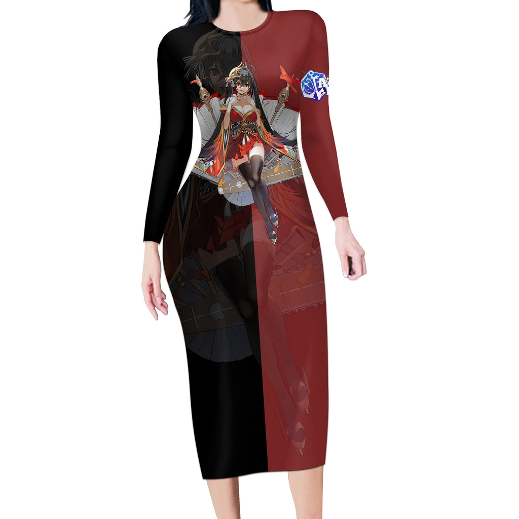 Taihou - Azur Lane Long Sleeve Bodycon Dress Anime Game Style