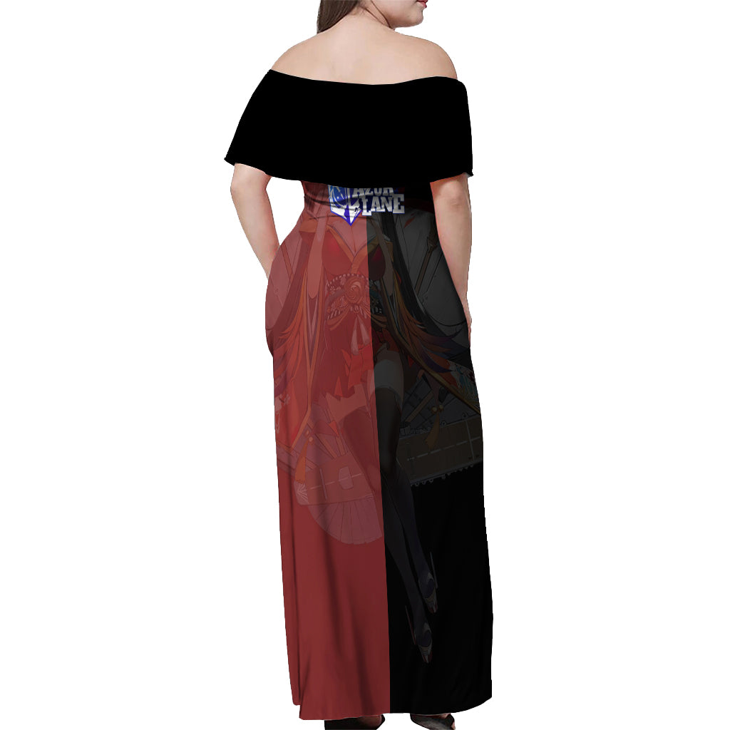 Taihou - Azur Lane Off Shoulder Maxi Dress Anime Game Style