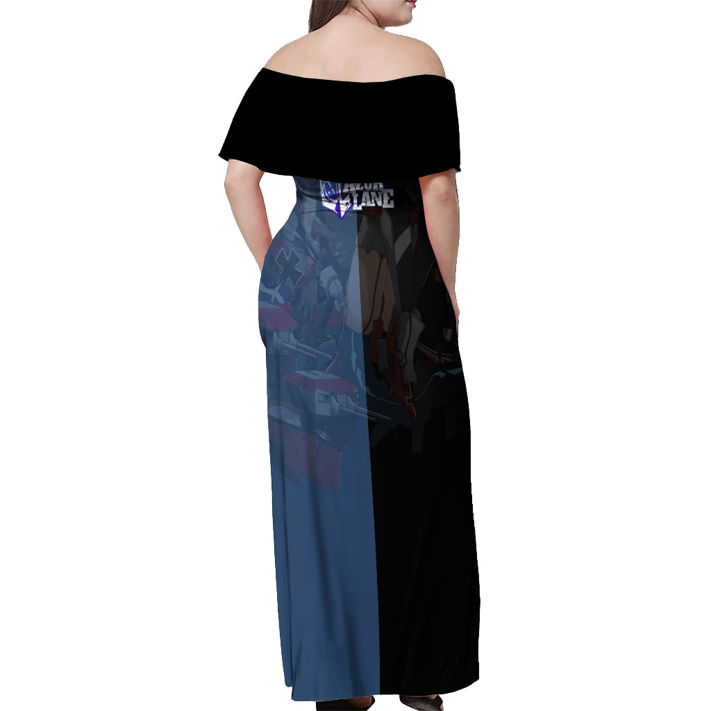 Prinz Eugen - Azur Lane Off Shoulder Maxi Dress Anime Game Style