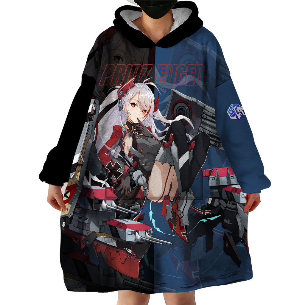 Prinz Eugen - Azur Lane Wearable Blanket Hoodie Anime Game Style