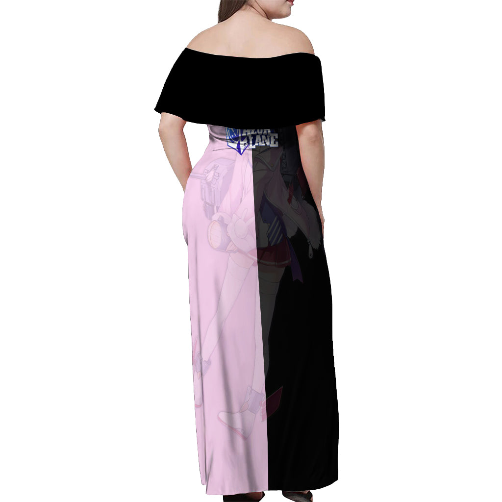 Laffey - Azur Lane Off Shoulder Maxi Dress Anime Game Style