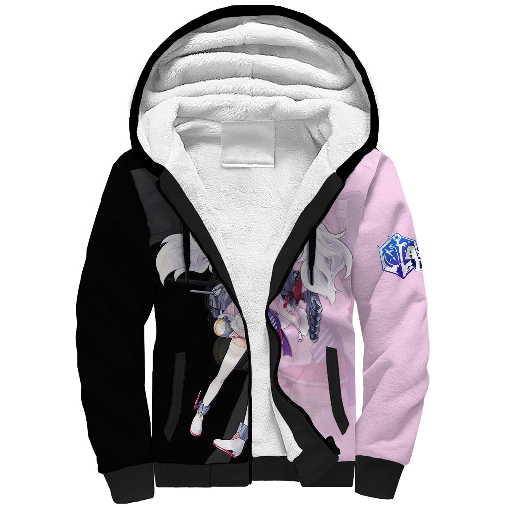 Laffey - Azur Lane Sherpa Hoodie Anime Game Style