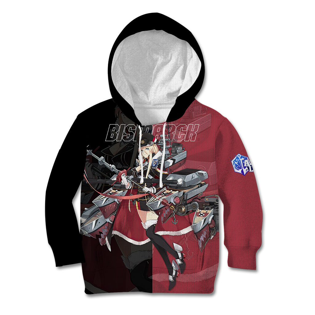 Bismarck - Azur Lane Kid Hoodie Anime Game Style