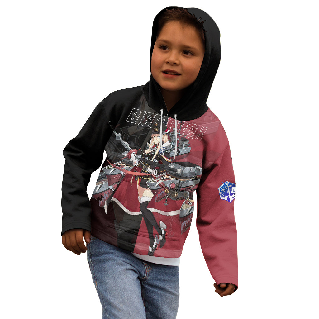 Bismarck - Azur Lane Kid Hoodie Anime Game Style