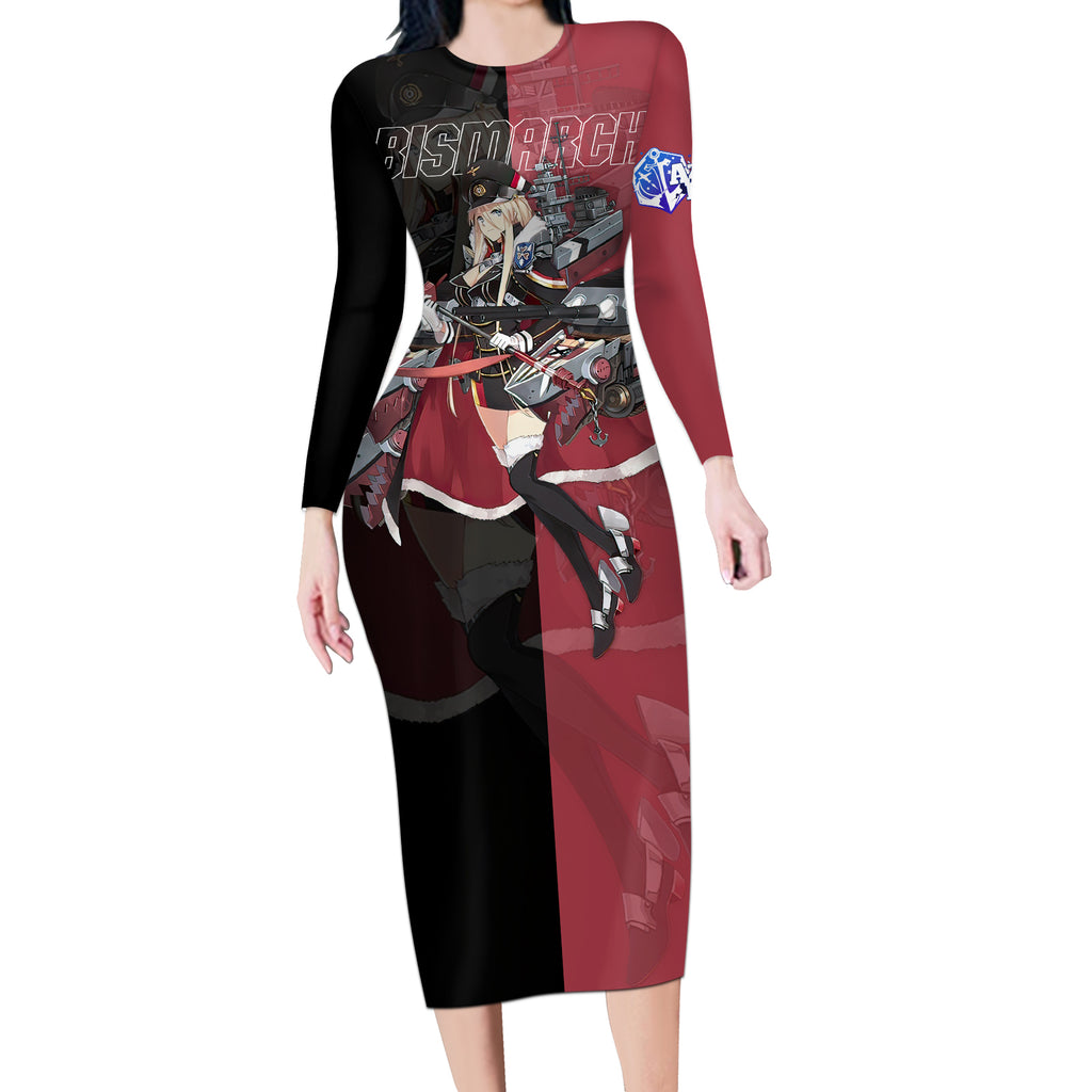 Bismarck - Azur Lane Long Sleeve Bodycon Dress Anime Game Style