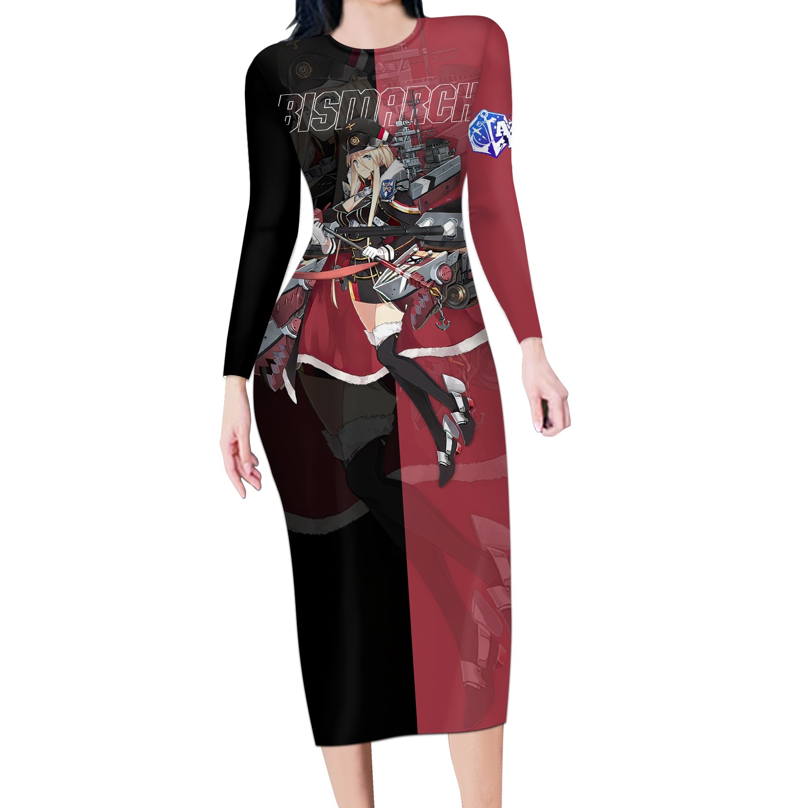 Bismarck - Azur Lane Long Sleeve Bodycon Dress Anime Game Style