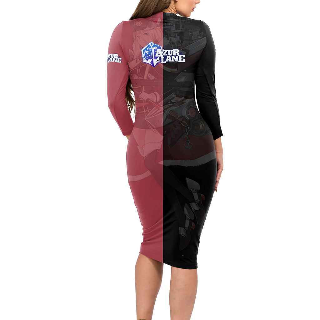 Bismarck - Azur Lane Long Sleeve Bodycon Dress Anime Game Style