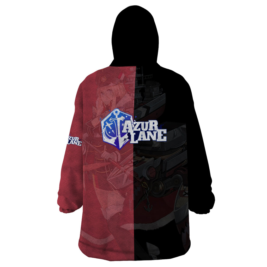 Bismarck - Azur Lane Wearable Blanket Hoodie Anime Game Style