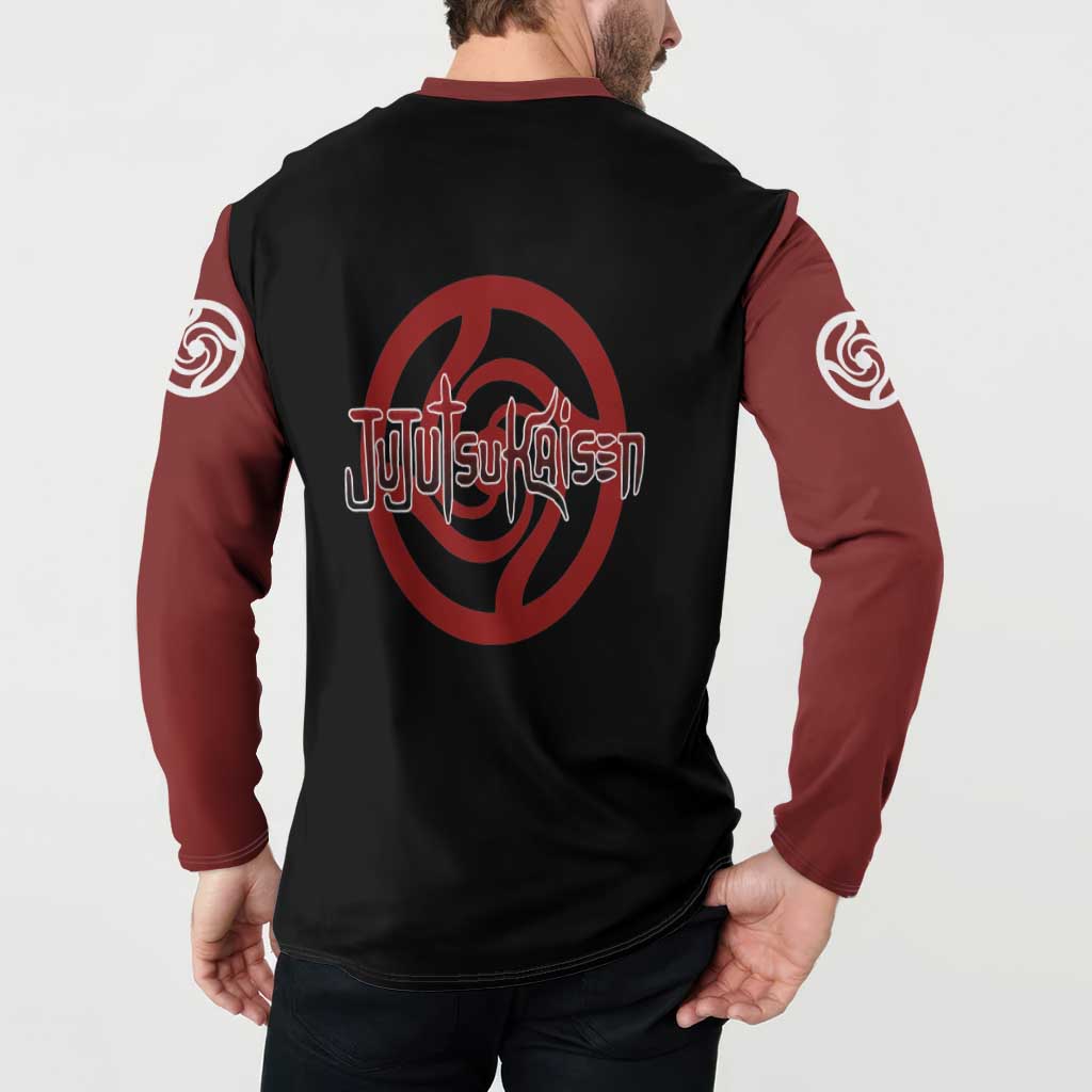 Yuji Itadori - Jujustu Kaisen Button Sweatshirt Anime Mix Manga Style