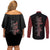 Sukuna - One Piece Couples Matching Off Shoulder Short Dress and Long Sleeve Button Shirt Anime Mix Manga Style