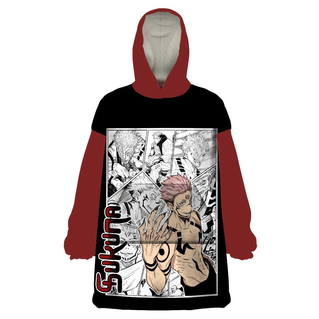Sukuna - One Piece Wearable Blanket Hoodie Anime Mix Manga Style