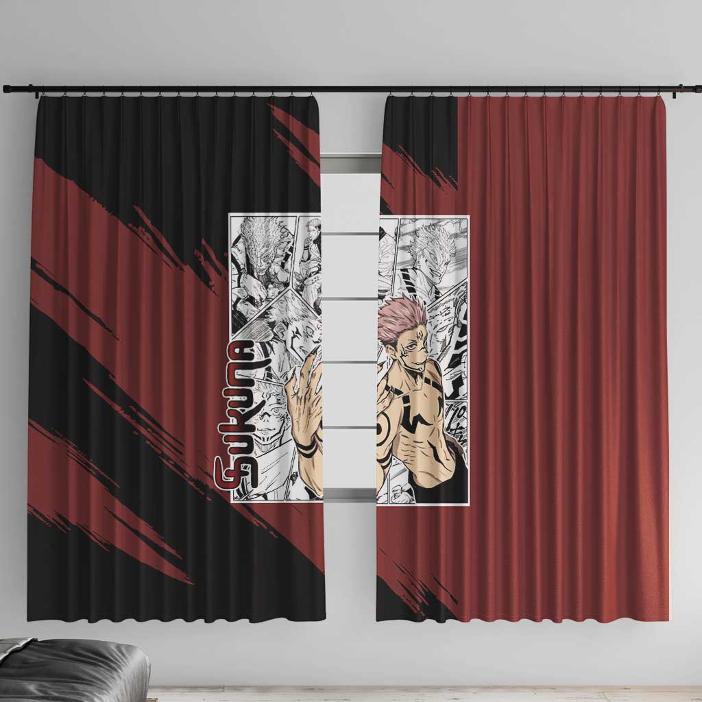 Sukuna - One Piece Window Curtain Anime Mix Manga Style