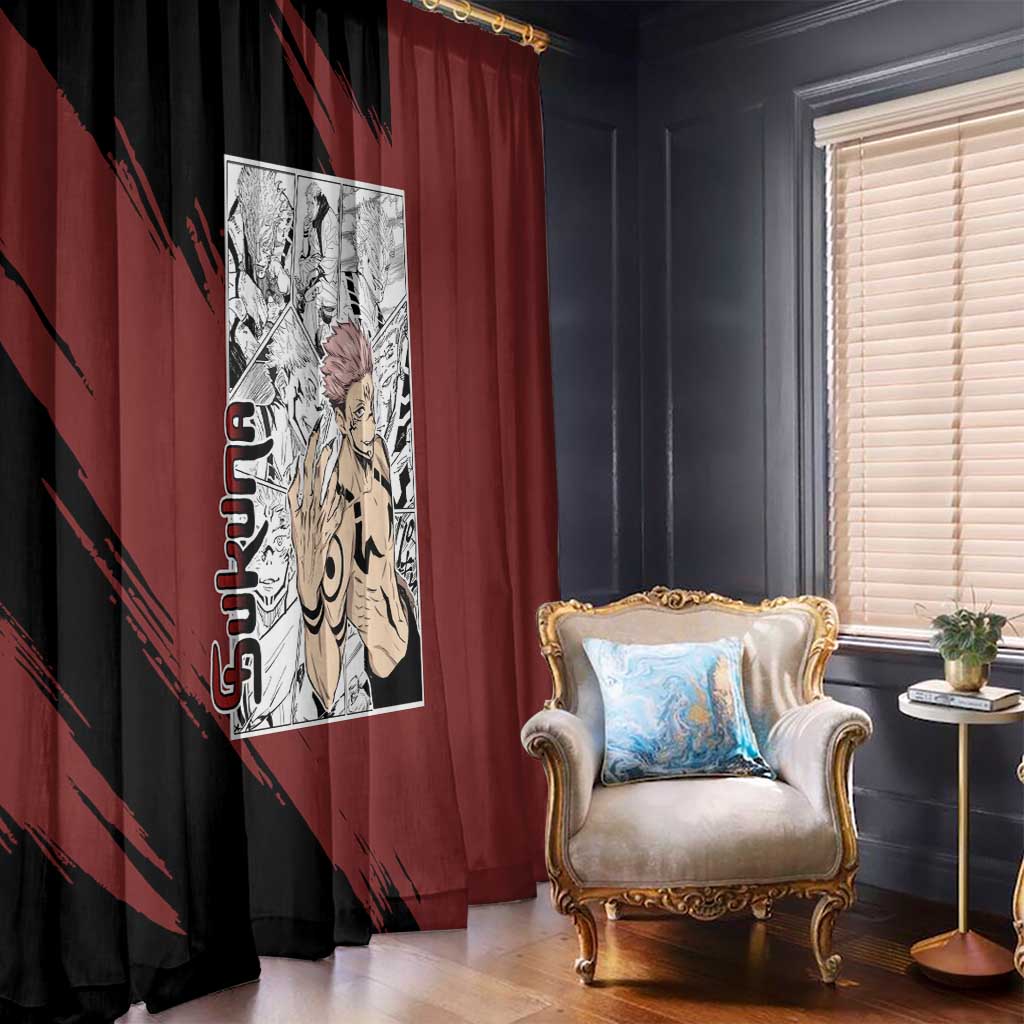 Sukuna - One Piece Window Curtain Anime Mix Manga Style