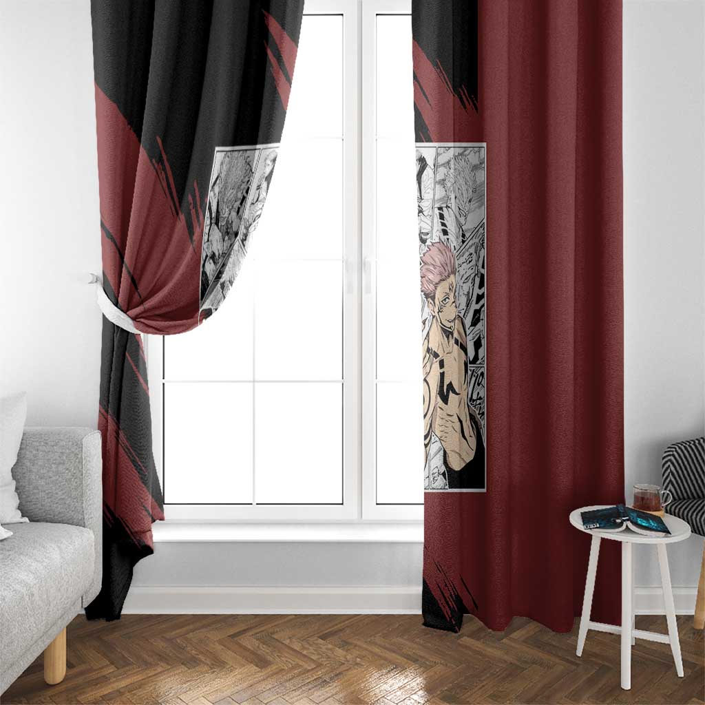 Sukuna - One Piece Window Curtain Anime Mix Manga Style