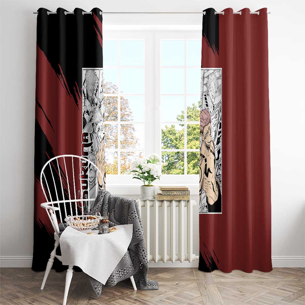 Sukuna - One Piece Window Curtain Anime Mix Manga Style