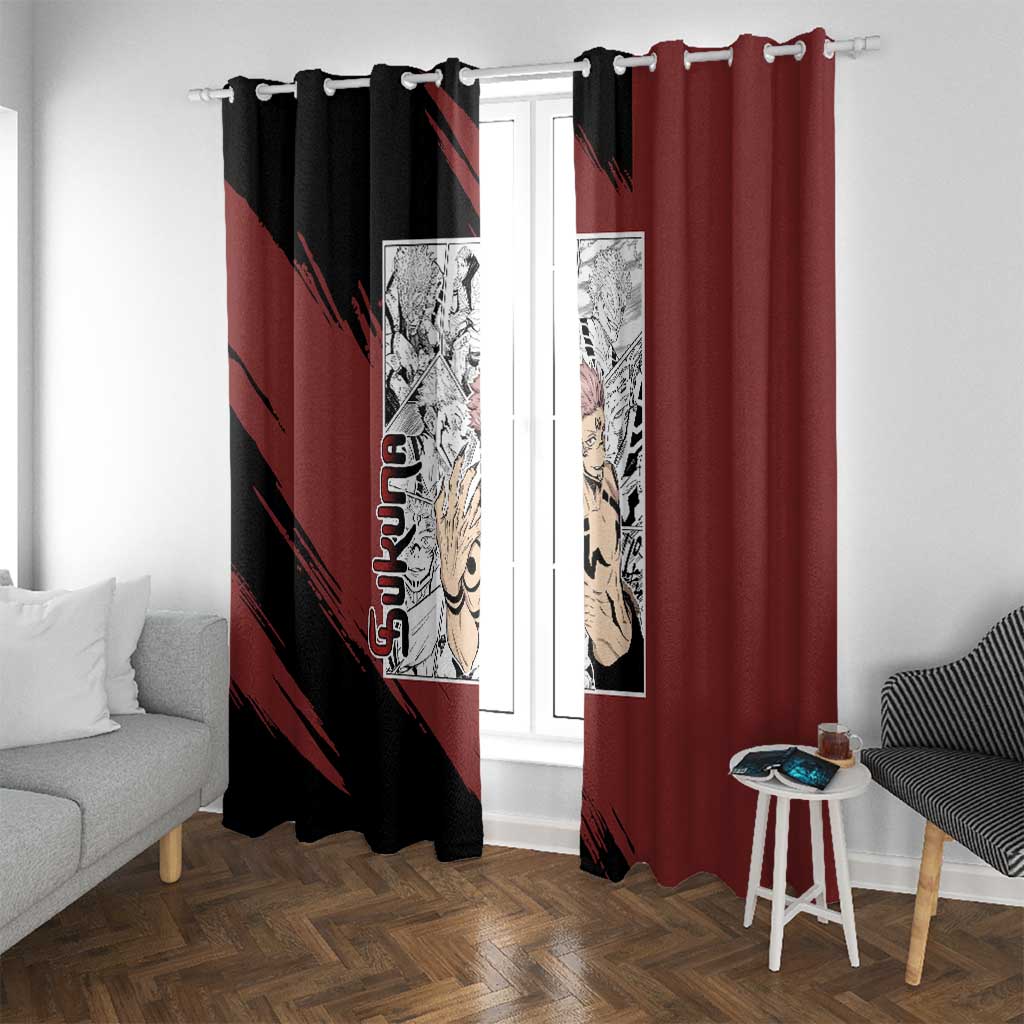 Sukuna - One Piece Window Curtain Anime Mix Manga Style