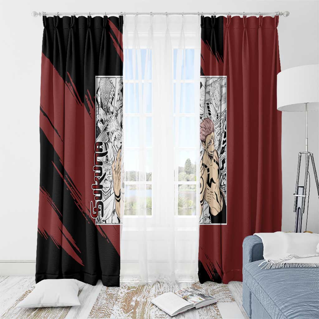 Sukuna - One Piece Window Curtain Anime Mix Manga Style