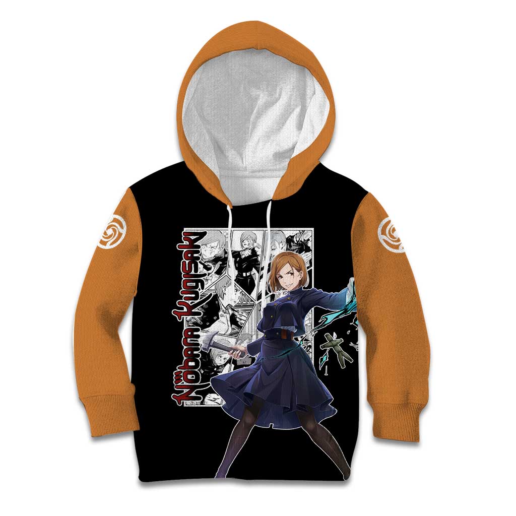 Nobara Kugisaki - Jujustu Kaisen Kid Hoodie Anime Mix Manga Style